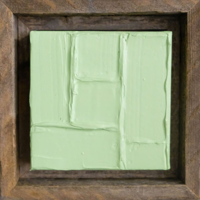 Spring Hill Summer VI is part of a ten part series of small scale original paintings by Caitlin Wheeler in Washington DC