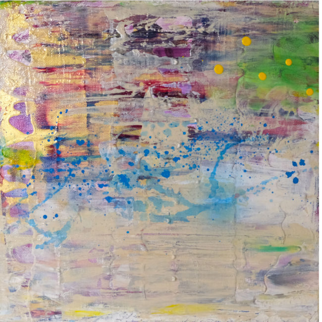 Waterlemon Cay is an original acrylic on canvas artwork by Caitlin Wheeler